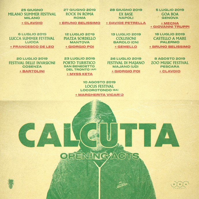 Calcutta in concerto: ecco gli ospiti del tour estivo